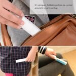 Anubhav Janni Lint Remover Roller Portable Manual Reusable For Clothes Carpet Hair Couch Cloth Roller Washable Folding Travel Sticky Dust Picker Cleaner Brush with Cover Clothes (Pack Of 2 Pcs) - Image 5