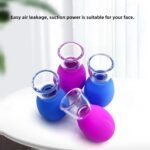 Anubhav Janni Firm Toned Skin Anti Cellulite Facial Cupping Set Silicone Vacuum Suction Cups for Face Eye Body Massage Lymphatic Therapy Professional Beauty Care Kit Reusable Soft Safe Pack of 3 Pcs - Image 3