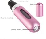 Anubhav Janni Leak Proof Travel Friendly Fragrance Refillable Mini Perfume Spray Bottle Portable Scent Atomizer Pump Case Pocket Size Easy Carry Durable Container for Outdoor Use Pack of 4 Pcs - Image 6