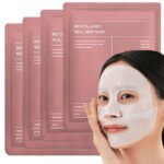 Anubhav Janni Deep Hydration Glowing Skin Bio Collagen Face Mask Overnight Hydrogel Wrapping Peel Off Facial Treatment for Moisturizing Repair Soft Smooth Healthy Skin Care Pack of 2 Pcs