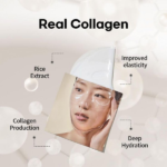 Anubhav Janni Deep Hydration Glowing Skin Bio Collagen Face Mask Overnight Hydrogel Wrapping Peel Off Facial Treatment for Moisturizing Repair Soft Smooth Healthy Skin Care Pack of 2 Pcs - Image 5