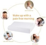Anubhav Janni Memory Foam Pillow Contour Cervical Orthopedic Pillows Supports Neck Pain And Shoulder For Sleeping Ergonomic Support Countor Side Back (Pack Of 1 Pcs) - Image 7
