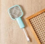 Anubhav Janni 2 In 1 Mini Mosquito Racket Kill Bat USB Rechargeable Portable Bug Zapper Electric Fly Swatter Safe For Indoor Outdoor Use Multifunctional Lamp (Multicolor) (Pack Of 1 Pcs) - Image 7