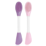 Anubhav Janni Deep Pore Cleaning Blackhead Removal Facial Cleansing Brush Silicone Face Scrubber Double Side Handheld Tool for Applying Mask Cream Mud Clay Gentle Skin Care Pack of 4 Pcs