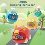 Anubhav Janni Baby Cute Animal Cars in Plastic with rattels and Push and go car Set Children Small Toy Kids Lovely Toys Best Gift for Your Children ( pack of 6 ) - Image 5