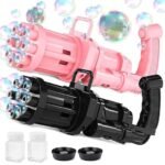 Anubhav Janni Electric Bubbles Gun for Toddlers Toys New Gatling Bubble Machine Outdoor Toys for Boys and Girls ( pack of 1 )