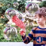 Anubhav Janni Electric Bubbles Gun for Toddlers Toys New Gatling Bubble Machine Outdoor Toys for Boys and Girls ( pack of 1 ) - Image 2