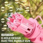 Anubhav Janni Electric Bubbles Gun for Toddlers Toys New Gatling Bubble Machine Outdoor Toys for Boys and Girls ( pack of 1 ) - Image 4