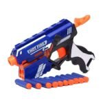 Anubhav Janni Blaze Storm Hot Fire Soft Bullet Gun Toy with 10 Safe Soft Foam Bullets Fun Target Shooting Battle Fight Game for Kids ( pack of 1 )