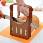 Anubhav Janni Bread Slicer Adjustable Cutter Foldable ABS Loaf Toast Cutting Guide For Cake Tort And Sandwich Slices Slicers Homemade with Material Adjustable Cake (Pack Of 1 Pcs) - Image 2
