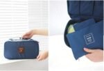Anubhav Janni Nylon Toiletry Bag Waterproof Personal Garment Case Undergarments Organizer With Travel Underwear Panties Bra Pouch for Women 4 Pocket Storage (Pack Of 1 Pcs) - Image 4