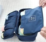 Anubhav Janni Nylon Toiletry Bag Waterproof Personal Garment Case Undergarments Organizer With Travel Underwear Panties Bra Pouch for Women 4 Pocket Storage (Pack Of 1 Pcs) - Image 6