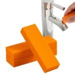 Anubhav Janni Rust Cleaning Eraser Multi Purpose Stain Limescale Effortless for a Spotless Home Rubber Bathroom Glass Remover Stainless Steel Eraser Kitchen and Bathroom (Pack Of 2 Pcs) - Image 2