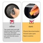 Anubhav Janni Rust Cleaning Eraser Multi Purpose Stain Limescale Effortless for a Spotless Home Rubber Bathroom Glass Remover Stainless Steel Eraser Kitchen and Bathroom (Pack Of 2 Pcs) - Image 6