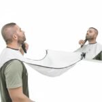 Anubhav Janni Mess Free Beard Trimming Hair Catcher Apron Self Folding Shaving Cloth Cape for Home Grooming Clean Sink Bathroom Easy Use Gift for Men Pack of 1 Pcs
