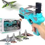 Anubhav Janni Plane Airplane with Launcher Gun Toy Foam Plane Aeroplane Gliders Flying Aircraft Gifts Toy for Kids Old Boy/Girls ( pack of 1 )