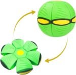 Anubhav Janni Mini UFO Pop up Ball for Kids Flying Saucer Ball, Deformation Light UFO Ball with Led Lights Hover Soccer Ball ( pack of 1 )