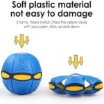Anubhav Janni Mini UFO Pop up Ball for Kids Flying Saucer Ball, Deformation Light UFO Ball with Led Lights Hover Soccer Ball ( pack of 1 ) - Image 4
