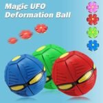 Anubhav Janni Mini UFO Pop up Ball for Kids Flying Saucer Ball, Deformation Light UFO Ball with Led Lights Hover Soccer Ball ( pack of 1 ) - Image 7