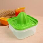 Anubhav Janni Plastic Orange Juicer 2 In 1 Mini For Home Hand Press Non Electric Squeezer Lime Lemon Citrus Fruits And Vegetable Manual Orange Sweet Green Juciers (Pack Of 1 Pcs) - Image 5