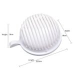 Anubhav Janni Salad Maker Cutter Bowl Easy Tools Fast Fresh Fruit Vegetable Chopper Kitchen Tool Gadgets Accessories And In One Chopper Chop Vegetables Fruits (Pack Of 1 Pcs) - Image 2