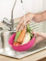 Anubhav Janni Salad Maker Cutter Bowl Easy Tools Fast Fresh Fruit Vegetable Chopper Kitchen Tool Gadgets Accessories And In One Chopper Chop Vegetables Fruits (Pack Of 1 Pcs) - Image 3