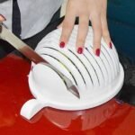 Anubhav Janni Salad Maker Cutter Bowl Easy Tools Fast Fresh Fruit Vegetable Chopper Kitchen Tool Gadgets Accessories And In One Chopper Chop Vegetables Fruits (Pack Of 1 Pcs) - Image 6