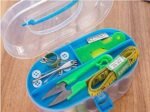 Anubhav Janni Double Layer Portable Travel Sewing Kit Double Layer Kits with All Stitching Materials For Color Needle Threads Handwork Box Accessories Best Buy Hand Work Home (Pack Of 1 Pcs) - Image 4