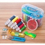 Anubhav Janni Double Layer Portable Travel Sewing Kit Double Layer Kits with All Stitching Materials For Color Needle Threads Handwork Box Accessories Best Buy Hand Work Home (Pack Of 1 Pcs) - Image 5
