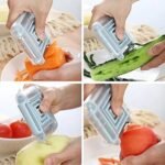 Anubhav Janni 3 In 1 Switchable Peeler Vegetable Cabbage Potato Apple Carrot Peelers Multifunction Fruit Kitchen Cutter in (Multicolor) (Pack of 1) - Image 2