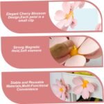 Anubhav Janni Flower Magnetic Food Clips Sakura Bag Clip Fridge Magnets Plastic Snack Sealing Clip Creative Dual Kitchen Home Office Decor Cute Clips Funny Chip Bags Kitchen  (Pack Of 1 Pcs) - Image 4