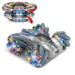 Anubhav Janni RC Stunt Car Remote Control Flip Drift Deformation Twisting with Music LED Light Rechargeable High Speed Off Road Crawler Stunt Racing Intruder Toy Gift for Kids ( pack of 1 ) - Image 8
