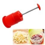 Anubhav Janni Hand Press Onion Chopper Vegetable Cutting Chopper Manual Cutter with Stainless Steel Blades, Easy to Use for Chopping Onions Garlic Vegetables Durable Kitchen (Pack Of 1 Pcs) - Image 5
