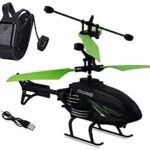 Anubhav Janni Dynamic Flying Helicopter Toy for Kids Hand Sensor Wrist Remote Control RC Helicopter with USB Charging LED Lights Indoor Mini Drone Boys Girls Gift ( pack of 1 )