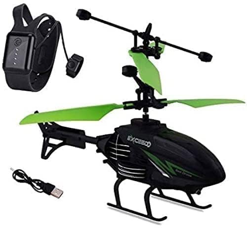 Anubhav Janni Dynamic Flying Helicopter Toy for Kids Hand Sensor Wrist Remote Control RC Helicopter with USB Charging LED Lights Indoor Mini Drone Boys Girls Gift ( pack of 1 ) Anubhav Janni Dynamic Flying Helicopter Toy for Kids Hand Sensor Wrist Remote Control RC Helicopter with USB Charging LED Lights Indoor Mini Drone Boys Girls Gift ( pack of 1 ) - Image 1