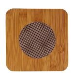 Anubhav Janni Wooden Square Heat Pot Pad Shape Heating Insulation Resistant Natural Bamboo Coaster Tableware Placemat Dining Table Utensils Bowl Tea Cup Office Home  (Pack Of 1 Pcs)