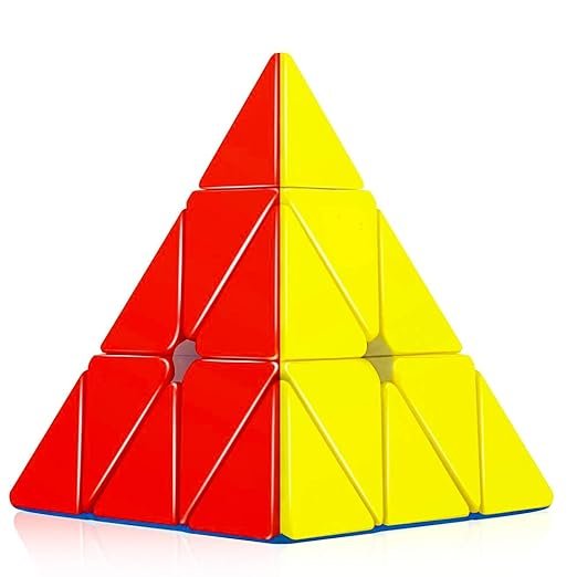 Anubhav Janni Kid Cubes Pyramid High Speed Sticker Less Magic Puzzle Cube Game Toy ( pack of 1 ) Anubhav Janni Kid Cubes Pyramid High Speed Sticker Less Magic Puzzle Cube Game Toy ( pack of 1 ) - Image 1
