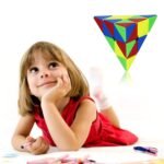 Anubhav Janni Kid Cubes Pyramid High Speed Sticker Less Magic Puzzle Cube Game Toy ( pack of 1 ) - Image 7
