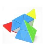 Anubhav Janni Kid Cubes Pyramid High Speed Sticker Less Magic Puzzle Cube Game Toy ( pack of 1 ) - Image 8