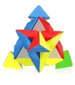 Anubhav Janni Kid Cubes Pyramid High Speed Sticker Less Magic Puzzle Cube Game Toy ( pack of 1 ) - Image 9