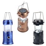 Anubhav Janni Camping Lantern Torch Solar Light Rechargeable and Charging Led Light Portable Home Emergency Lights With 2 Power Sources High Travel Battery Lamp Torch( Pack of 1 Pcs)