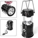 Anubhav Janni Camping Lantern Torch Solar Light Rechargeable and Charging Led Light Portable Home Emergency Lights With 2 Power Sources High Travel Battery Lamp Torch( Pack of 1 Pcs) - Image 6