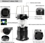 Anubhav Janni Camping Lantern Torch Solar Light Rechargeable and Charging Led Light Portable Home Emergency Lights With 2 Power Sources High Travel Battery Lamp Torch( Pack of 1 Pcs) - Image 7