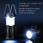 Anubhav Janni Camping Lantern Torch Solar Light Rechargeable and Charging Led Light Portable Home Emergency Lights With 2 Power Sources High Travel Battery Lamp Torch( Pack of 1 Pcs) - Image 8