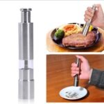 Anubhav Janni Stainless Steel Pepper Grinder Kitchen Mini Crusher Mill Hand Thumb Press Set Machine With Stylish Design Grinding Salt and Black Paper Crushers Shaker Grinders  (Pack 1 Of Pcs) - Image 5