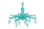 Anubhav Janni Octopus Hanger Shape Hanging Dryer Round Folding Laundry Drying Clothes With Foldable Portable Pegs Clothespins Degree Rotary Hook Space Saving Travel (Pack Of 1 Pcs) - Image 4