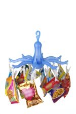 Anubhav Janni Octopus Hanger Shape Hanging Dryer Round Folding Laundry Drying Clothes With Foldable Portable Pegs Clothespins Degree Rotary Hook Space Saving Travel (Pack Of 1 Pcs) - Image 5