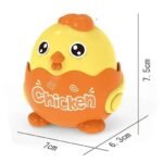 Anubhav Janni Press & Go Chicken Toy For Toddlers Fun & Engaging Baby Toy For Boys & Girls ( pack of 1 ) - Image 2