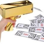 Anubhav Janni Money Gun Making A Cash Rain Toys for Kids Wedding Parties and Fun Include 100 Fake Dollar ( pack of 1 )