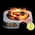 Anubhav Janni Electric Charcoal Burner Stove Hot Plate Small Size Portable Coil Stove Coil For Cooking Heater Steel Metal Coconut Coal Burner Radiant Heater (Pack Of 1 Pcs) - Image 3